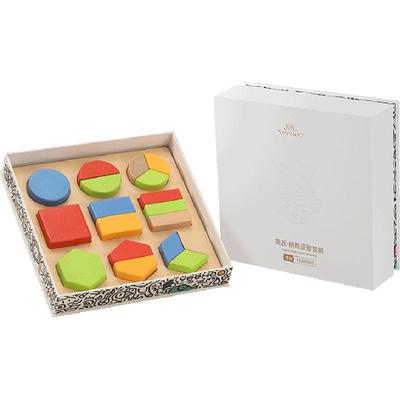 英氏早教益智儿童木质积木玩具