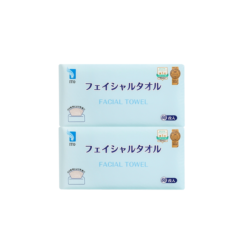 ITO艾特柔洁面巾60抽*2包