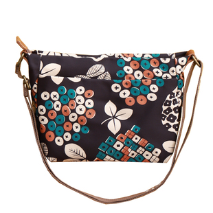 多夹层横款休闲斜挎包时尚轻便外出印花单肩包通勤简约便携妈妈包