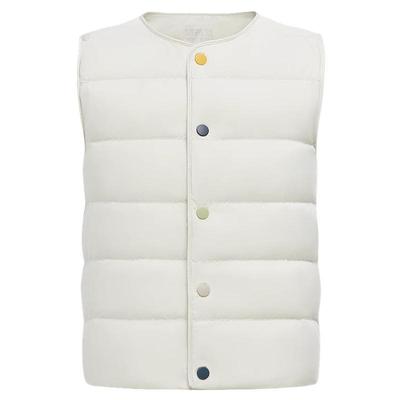 正品春季波司登儿童羽绒服轻薄圆领羽绒马甲T250130060DS