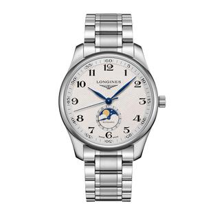 【自营】Longines浪琴瑞士手表名匠系列月相盘钢带机械男手表送礼