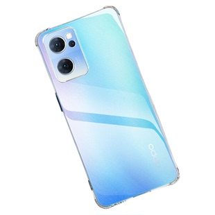 适用opporeno7pro手机壳oppo reno7气囊reno7se防摔reno7pro硅胶全包透明男女士款手机保护套软后外壳