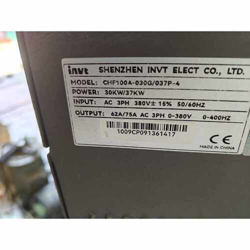 询价英威腾变频器CHF100A-030G/037P-4，30KW