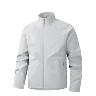 新款小立领宽松冲锋衣薄款外套女休闲徒步2026春秋户外运动夹克男