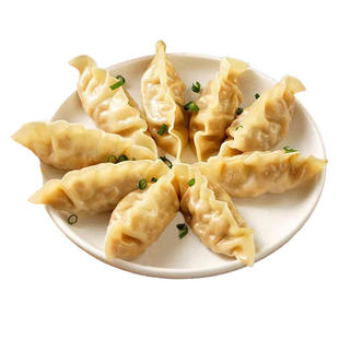 鲜肉玉米蒸煎饺早餐速食手工水饺速冻饺子半成品加热即食锅贴批发