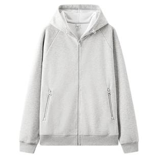 商场同款|森马夹克男冬季加绒连帽外套2025新款简约休闲针织上衣