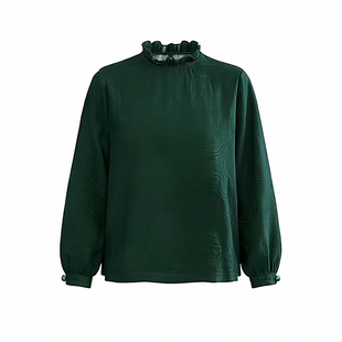 真丝香云纱女士早秋女款2025新中式大码桑蚕丝女上衣妈妈长袖衬衫