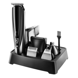 现货多刀头男士理容套装器鼻毛体毛剃须刀修剪理发器修剪器