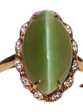 原创设计翡翠金镶玉手饰送妈妈