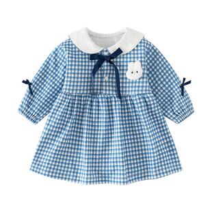 秋装春季女童婴儿宝宝衣服公主裙纯棉洋气小女孩连衣裙小裙子一岁