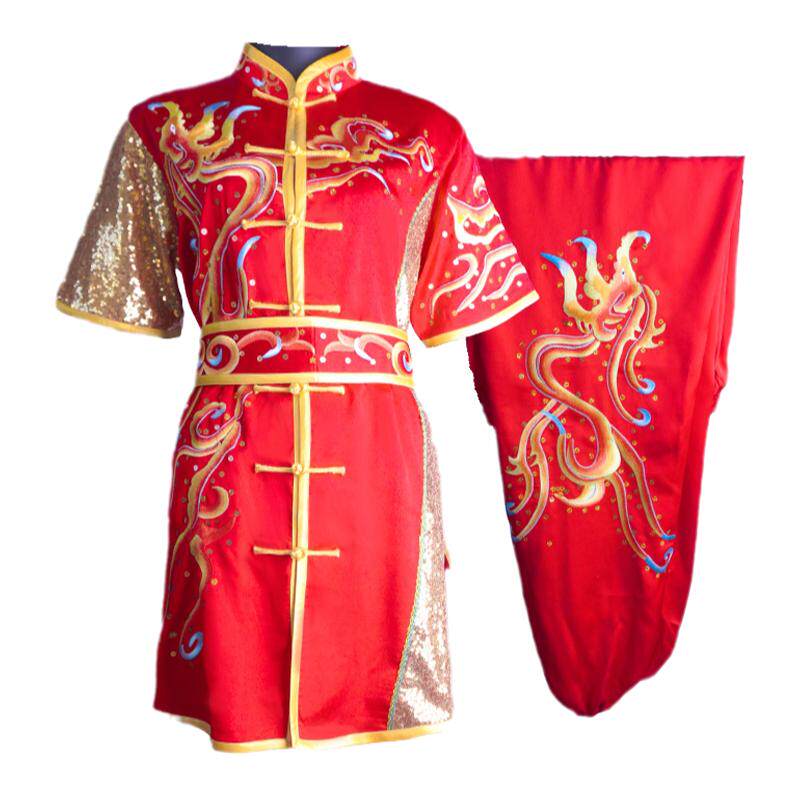 大业亨通武术表演服男女比赛服装