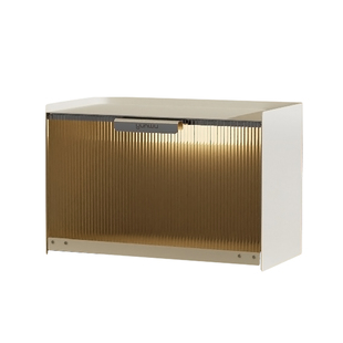 云物生活玄关桌面收纳盒化妆品收纳柜盲盒杯子收纳柜轻奢设计款