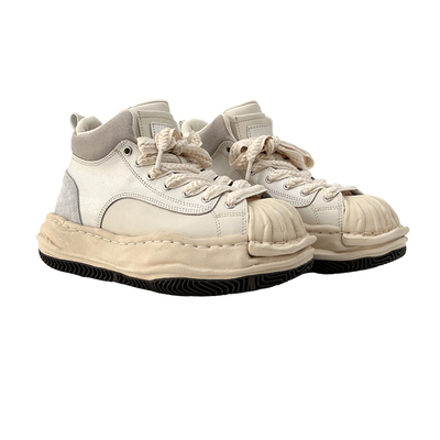 隐形增高7CM溶解鞋复古加绒板鞋