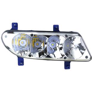实力多东风天龙kl防雾灯led改装原厂led超亮大灯总成货车用品配件