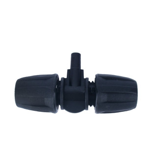 812毛管配件 8mm直通 912管锁扣三通微喷滴灌零配件异径管通堵头