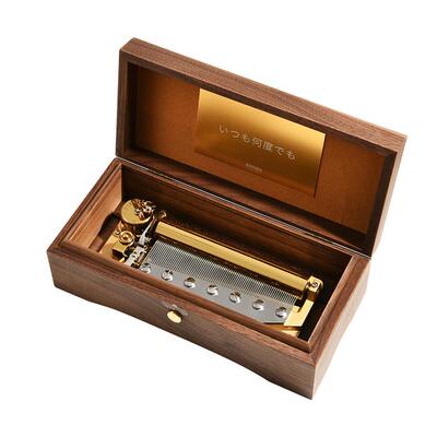雷曼士78音八音盒胡桃木送女朋友
