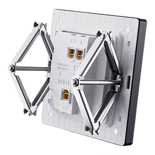 暗盒修复器86型底盒墙上开关接线盒插座通用螺丝撑安装金属膨胀