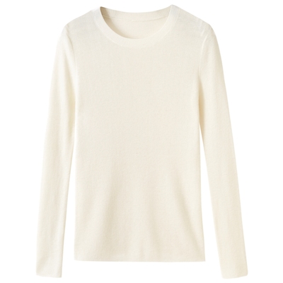 商场毛衣水云间圆领纯色