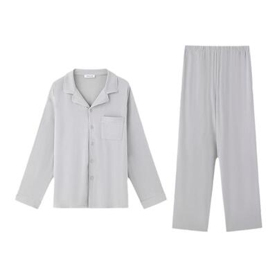 伊维斯晚安睡衣情侣男款防螨抑菌