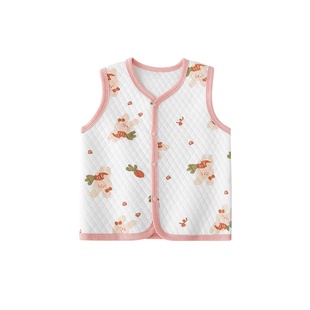 宝宝马甲婴儿秋冬外穿儿童背心马甲女童保暖夹棉新生儿小坎肩马夹