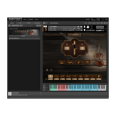 民谣小提琴音源乡村蓝草音色