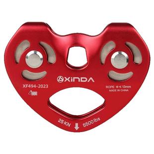 欣达滑索滑轮绳索溜索双滑轮索道动滑轮组省力吊运高空运输设备