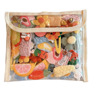 儿童毛绒发夹小女孩bb夹女童刘海碎发发卡宝宝可爱卡子夹子头饰女