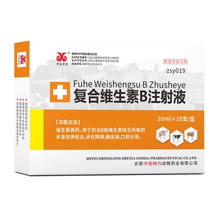 中龙神力复合维生素B注射液兽用开胃针猪不吃牛羊健胃VB正品兽药