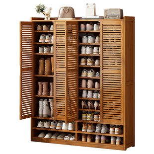 入户鞋柜子家用门口现代简约新款2025爆款玄关一体靠墙楼道外鞋架