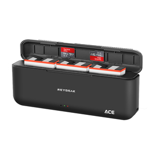 REYGEAK锐际适用AcePro2电池影石Insta360ace pro运动相机配件充电管家电池盒