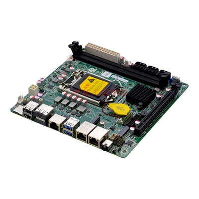 研域H270S6工控主板LGA1151双网口6串口NAS存储机一体机电脑6盘位