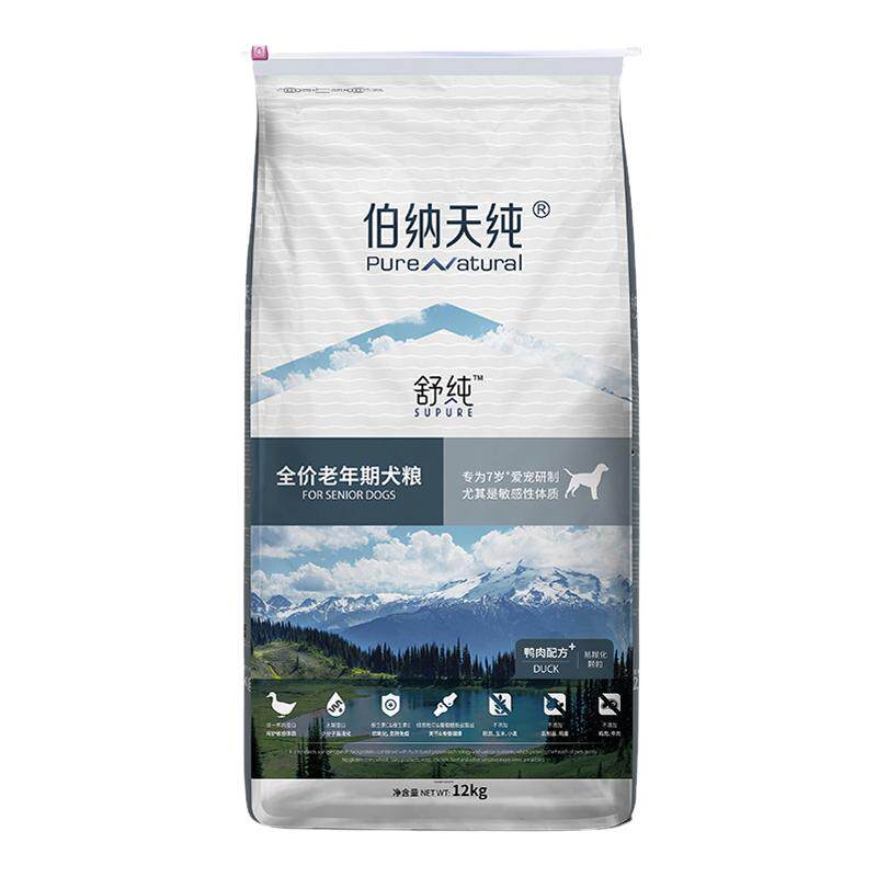 伯纳天纯舒纯全价鸭肉老年期犬粮