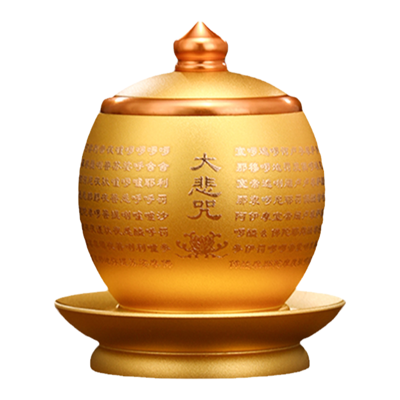 供杯合金供佛杯佛前水供杯家用供奉酒杯观音净水贡杯大号圣水杯