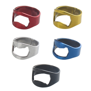 创意指环戒指开瓶器开罐器不锈钢启瓶器酒吧魔术啤酒扳手瓶起子