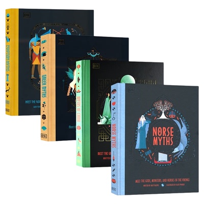 DK Myths of China Egyptian Greek Norse 古埃及希腊北欧中国古代神话绘本 故事典故历史文化科普读物 精装 英文原版进口儿童图书
