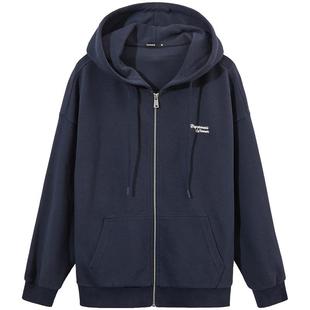 卫衣外套热风2025年春季新款女士休闲开衫连帽上衣学院风宽松百搭