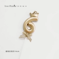 Свеча с золотыми коронами и шампанским | 6