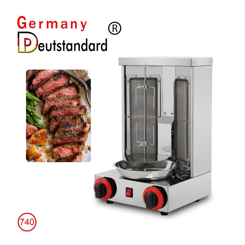 商用中东旋转烤肉炉Doner Kebab Machine 电热燃气烤肉机小吃设备