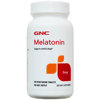 新28年7GNC褪黑素3mg120片新到