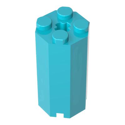 高砖积木零件GDS-2073配件2x2x3兼容6037小颗粒MOC拼插散件