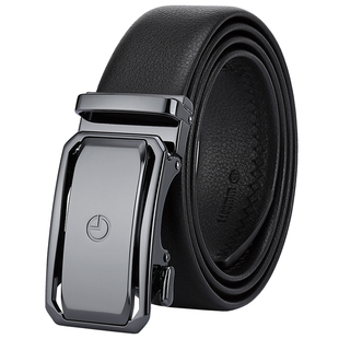 金利来新款简约哑光皮带男真皮腰带头层牛皮腰封经典商务潮流裤带