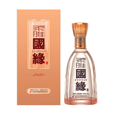 今世缘柔雅国缘42度柔雅型白酒