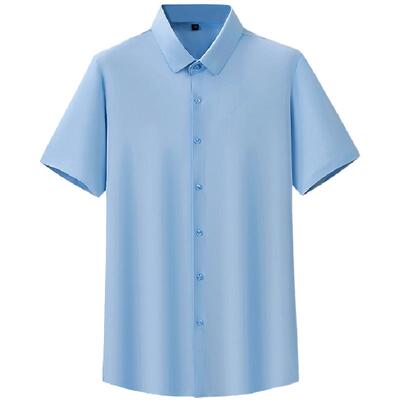 280斤有垂感胖大码男衬衫弹力