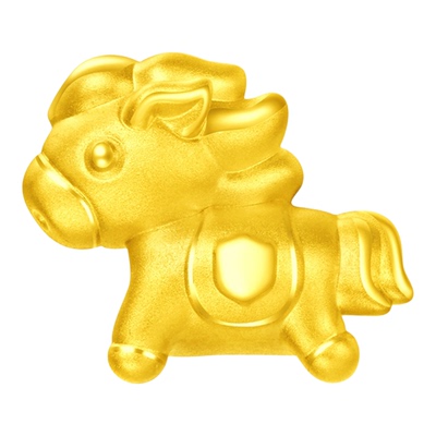 周大福SOINLOVE小金马黄金转运珠