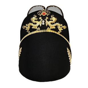 洛潇赋明制翼善冠原创乌纱帽折上巾汉服婚礼古代皇帝帽子官帽首服