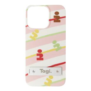 Tagi.水果钻石《小尾巴》隐藏折叠金属支架透明手机壳手机挂链