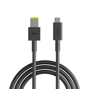 联想原装Type-c转方口135W电源线笔记本电脑电源适配器充电线转换线usb-c数据线PD快充口红电源转接线