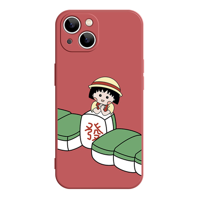 小新麻将iPhone17promax苹果16小米15华为mate50新款pura80红米K90适用13荣耀500一加15情侣opporeno15手机壳