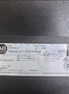 议价--AB罗克韦尔1756-IB32模块，ControlLogix