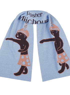 MIICHOUS蜡烛小子针织围巾
